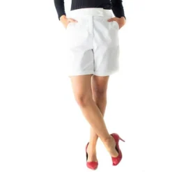 Bermuda Para Mujer Blanco Marca L&H
