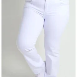 Jean Para Mujer. Blanco Marca L&H