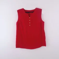 Blusa Para Mujer Manga Sisa Rojo Marca L&H