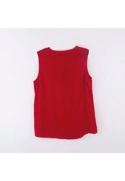 Blusa Para Mujer Manga Sisa Rojo Marca L&H 4 Blusa Para Mujer Manga Sisa Rojo Marca L&H - Imagen 2
