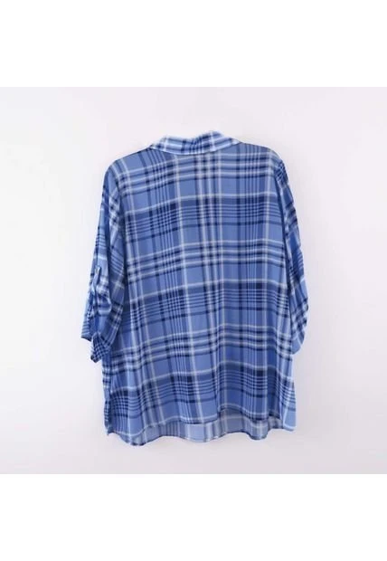 Blusa Para Mujer. Manga 3/4 Azul Marca L&H 4 Blusa Para Mujer. Manga 3/4 Azul Marca L&H - Imagen 2