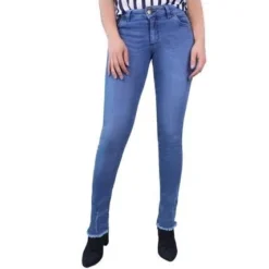 Jean Skinny Para Mujer Lec Lee - índigo Medio