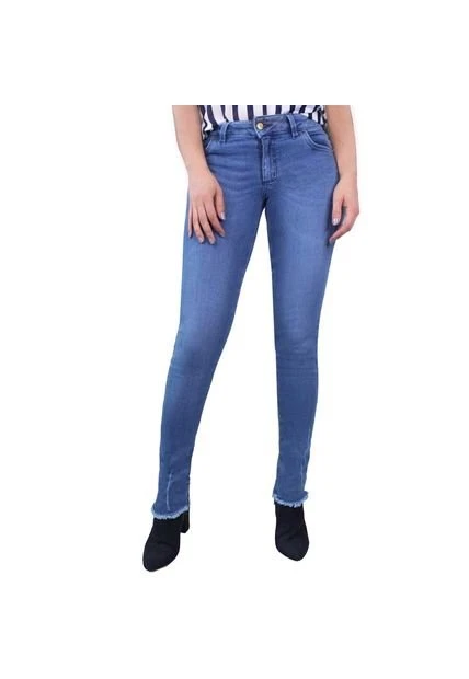 Jean Skinny Para Mujer Lec Lee - índigo Medio 3 Jean Skinny Para Mujer Lec Lee - índigo Medio