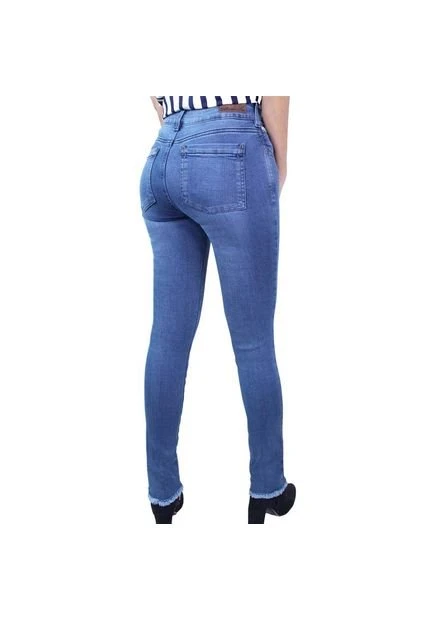 Jean Skinny Para Mujer Lec Lee - índigo Medio 5 Jean Skinny Para Mujer Lec Lee - índigo Medio - Imagen 3