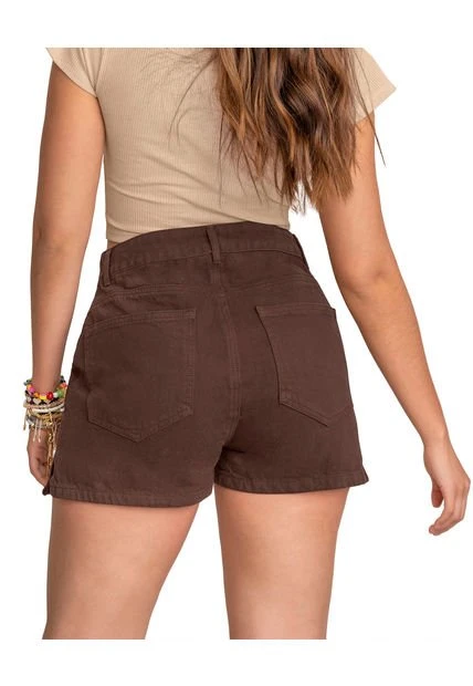 Ropa Exterior Short Marrón LEONISA J2379 4 Ropa Exterior Short Marrón LEONISA J2379 - Imagen 2
