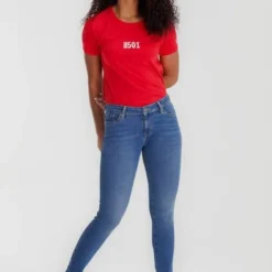 Levis Jean Azul Levi's 711 Skinny -Feminora Moda Tienda De Ventas levis 0607 3599812 4 product