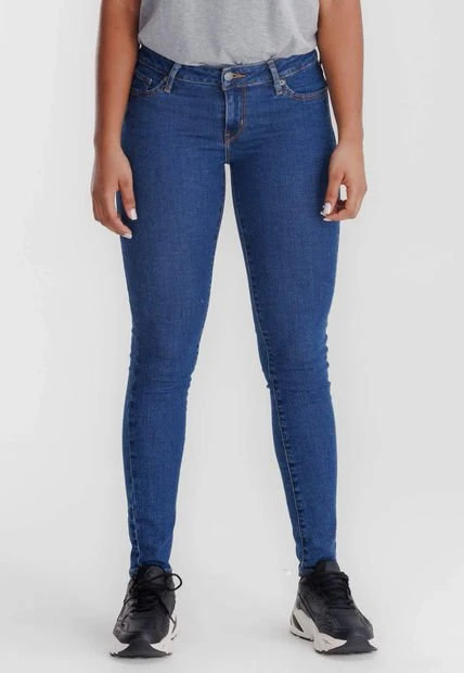 Levis Jean Azul Índigo Levi's 711 Skinny 3 Levis Jean Azul Índigo Levi's 711 Skinny