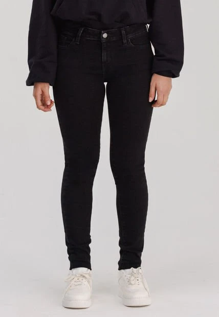 Levis Jean Negro Levi's 710 Super Skinny 3 Levis Jean Negro Levi's 710 Super Skinny