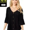 Blusa Para Mujer Negro Mp 1 Blusa Para Mujer Negro Mp -Feminora Moda Tienda De Ventas marketing personal 6875 6226371 1 product