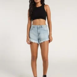 Short Azul Claro Mattelsa -Feminora Moda Tienda De Ventas mattelsa 2833 2455012 4 product