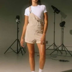 Overol Corto Beige Mattelsa -Feminora Moda Tienda De Ventas mattelsa 7201 0333922 4 product