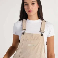 Overol Corto Beige Mattelsa -Feminora Moda Tienda De Ventas mattelsa 7203 0333922 5 product