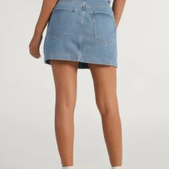 Falda Azul Medio Mattelsa -Feminora Moda Tienda De Ventas mattelsa 7309 3233922 4 product