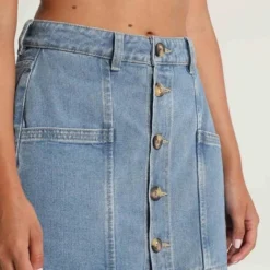 Falda Azul Medio Mattelsa -Feminora Moda Tienda De Ventas mattelsa 7311 3233922 5 product