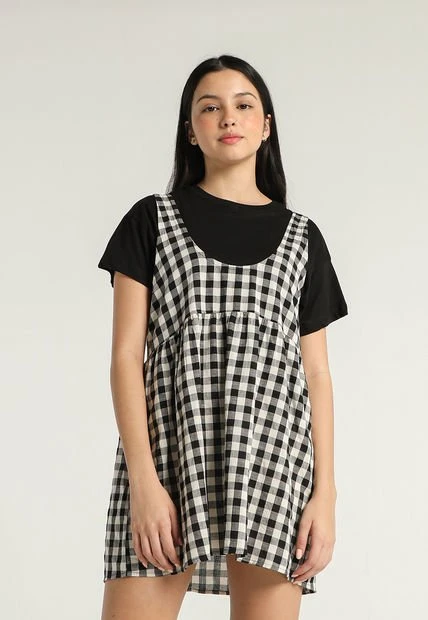 Vestido Blanco-Negro Mattelsa 3 Vestido Blanco-Negro Mattelsa