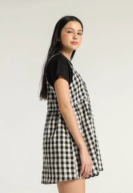 Vestido Blanco-Negro Mattelsa 4 Vestido Blanco-Negro Mattelsa - Imagen 2