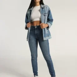 Jean Azul Grisáceo Mattelsa Regular -Feminora Moda Tienda De Ventas mattelsa 8298 7268212 4 product