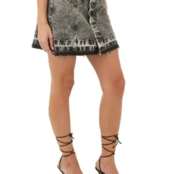 Falda Corta Negro Para Mujer Salma Mercedes Campuzano 9 Falda Corta Negro Para Mujer Salma Mercedes Campuzano -Feminora Moda Tienda De Ventas mercedes campuzano 0312 4385722 3 product