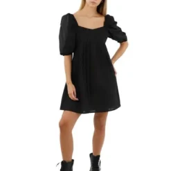Vestido Corto Negro Para Mujer Sunrise Mercedes Campuzano
