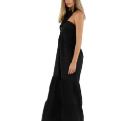 Vestido Largo Negro Para Mujer Maria Mercedes Campuzano -Feminora Moda Tienda De Ventas mercedes campuzano 0686 6806712 3 product