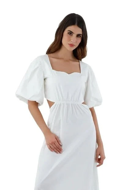 Vestido Largo Marfil Para Mujer Greta Mercedes Campuzano 3 Vestido Largo Marfil Para Mujer Greta Mercedes Campuzano