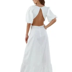 Vestido Largo Marfil Para Mujer Greta Mercedes Campuzano 9 Vestido Largo Marfil Para Mujer Greta Mercedes Campuzano -Feminora Moda Tienda De Ventas mercedes campuzano 0881 3846712 4 product