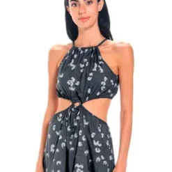 Vestido Largo Estampado Negro Para Mujer Dalia Mercedes Campuzano 6 Vestido Largo Estampado Negro Para Mujer Dalia Mercedes Campuzano -Feminora Moda Tienda De Ventas mercedes campuzano 1195 1926812 2 product