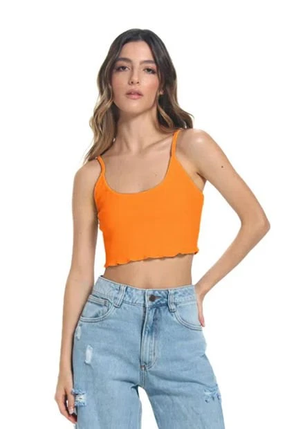 Top Naranja Para Mujer Orion Mercedes Campuzano 3 Top Naranja Para Mujer Orion Mercedes Campuzano