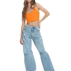 Top Naranja Para Mujer Orion Mercedes Campuzano 5 Top Naranja Para Mujer Orion Mercedes Campuzano -Feminora Moda Tienda De Ventas mercedes campuzano 1917 7236712 2 product