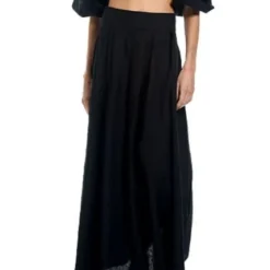 Falda Larga Negra Para Mujer Aster Mercedes Campuzano 7 Falda Larga Negra Para Mujer Aster Mercedes Campuzano -Feminora Moda Tienda De Ventas mercedes campuzano 2031 7159712 2 product