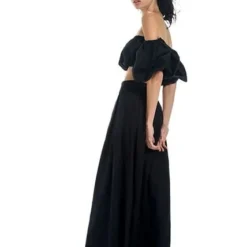 Falda Larga Negra Para Mujer Aster Mercedes Campuzano 8 Falda Larga Negra Para Mujer Aster Mercedes Campuzano -Feminora Moda Tienda De Ventas mercedes campuzano 2032 7159712 3 product