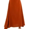 Falda Larga Terracota Para Mujer Kai Mercedes Campuzano