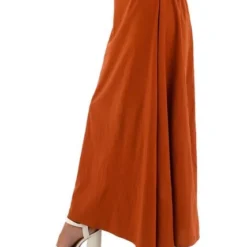 Falda Larga Terracota Para Mujer Kai Mercedes Campuzano -Feminora Moda Tienda De Ventas mercedes campuzano 2322 1585722 2 product