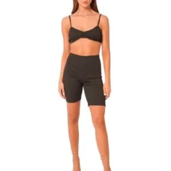 Biker Negro Para Mujer Giulia Mercedes Campuzano -Feminora Moda Tienda De Ventas mercedes campuzano 3982 9001502 2 product