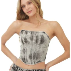 Top Corse Negro Para Mujer Dream Mercedes Campuzano