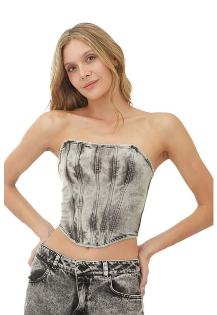 Top Corse Negro Para Mujer Dream Mercedes Campuzano 3 Top Corse Negro Para Mujer Dream Mercedes Campuzano