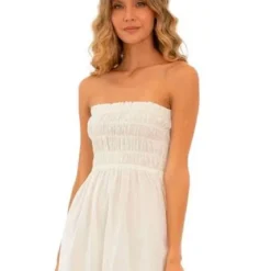 Vestido Largo Marfil Para Mujer Amber Mercedes Campuzano