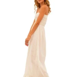 Vestido Largo Marfil Para Mujer Amber Mercedes Campuzano -Feminora Moda Tienda De Ventas mercedes campuzano 6085 0696391 3 product