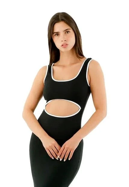 Vestido Largo Neg_Bla Para Mujer Aries Mercedes Campuzano 3 Vestido Largo Neg_Bla Para Mujer Aries Mercedes Campuzano