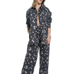 Camisa Manga Larga Estampado Negro Para Mujer Clavel Mercedes Campuzano 9 Camisa Manga Larga Estampado Negro Para Mujer Clavel Mercedes Campuzano -Feminora Moda Tienda De Ventas mercedes campuzano 8713 5246712 4 product