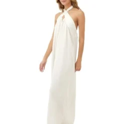 Vestido Largo Marfil Para Mujer Solei Mercedes Campuzano -Feminora Moda Tienda De Ventas mercedes campuzano 9123 5685722 3 product