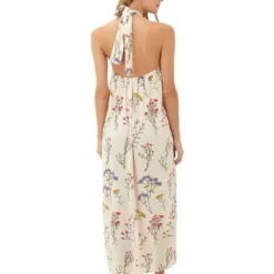 Vestido Largo Estampado Floral Beige Para Mujer Solei Mercedes Campuzano -Feminora Moda Tienda De Ventas mercedes campuzano 9451 1385722 4 product