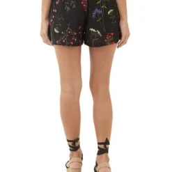 Short Estampado Floral Negro Para Mujer Cloe Mercedes Campuzano -Feminora Moda Tienda De Ventas mercedes campuzano 9484 7095722 3 product