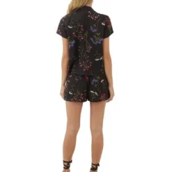 Short Estampado Floral Negro Para Mujer Cloe Mercedes Campuzano -Feminora Moda Tienda De Ventas mercedes campuzano 9487 7095722 6 product