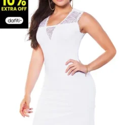 VESTIDO CORTO ADULTO BLANCO MP 92513
