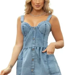 Vestido Azul MP 90630