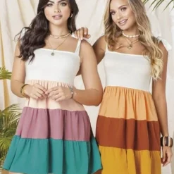 Vestido MP 88555 Ladrillo