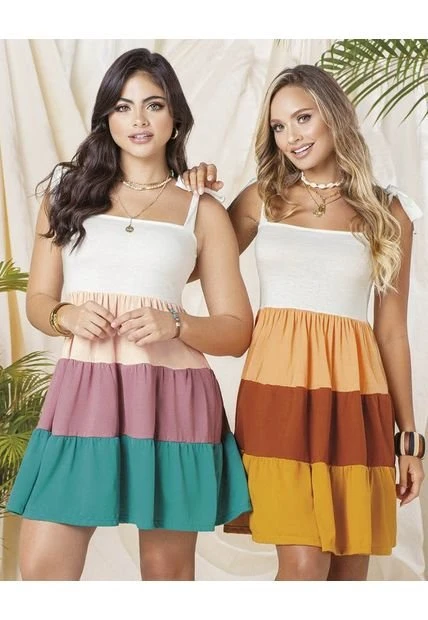 Vestido MP 88555 Ladrillo 3 Vestido MP 88555 Ladrillo