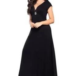 Vestido Largo Para Mujer Negro MP