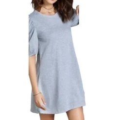 Vestido Corto Para Mujer Gris Jaspe MP